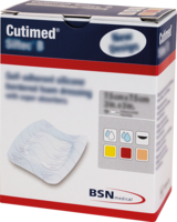 CUTIMED Siltec B Schaumverb.7,5x7,5 cm m.Haftr. - 10St