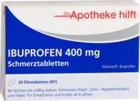 IBUPROFEN 400 mg Die Apotheke hilft Filmtabletten - 20St
