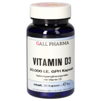 VITAMIN D3 20.000 I.E. GPH Kapseln - 30St