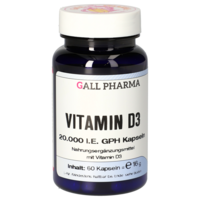 VITAMIN D3 20.000 I.E. GPH Kapseln - 60St