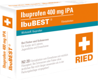 IBUPROFEN 400 mg IPA/IbuBEST Filmtabletten - 20St