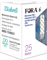 FORA 6 3in1 Teststreifen f.BG HCT HB - 25St