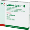 LOMATUELL H Salbentüll 10x10 cm steril