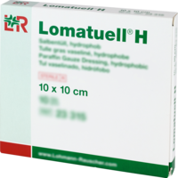 LOMATUELL H Salbentüll 10x10 cm steril - 10St