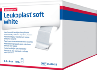 LEUKOPLAST soft white Injektionspfl.Str.19x40 mm - 500St