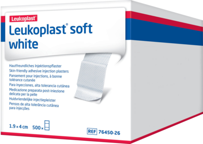 LEUKOPLAST soft white Pflaster 6 cm x5 m Rolle 1 St