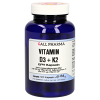VITAMIN D3+K2 GPH Kapseln - 120St