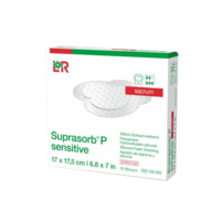 SUPRASORB P sensitive PU-Schaumv.sacr.bor.17x17,5 - 10St