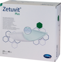 ZETUVIT Plus extrastarke Saugkompr.steril 20x40 cm - 10St