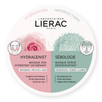 LIERAC Masken Hydragenist+Sebologie Gesichtsmaske - 2X6ml