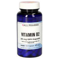 VITAMIN B2 25 mg GPH Kapseln - 120St