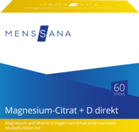 MAGNESIUMCITRAT+D direkt MensSana Pulver - 60St