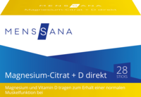 MAGNESIUMCITRAT+D direkt MensSana Pulver - 28St