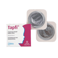 TAPFI 25 mg/25 mg wirkstoffhaltiges Pflaster - 2St