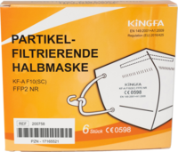 MUNDSCHUTZ MASKE FFP2 ohne Ventil einzeln verpackt - 6St