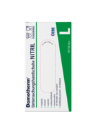 DOMOTHERM Unt.Handschuhe Nitril unste.pf L blau - 100St