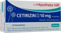 CETIRIZIN Fair-Med Healthcare 10 mg Filmtabletten - 20St