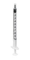 SOL-M 1 ml Spritze m.weißem Kolben - 100St
