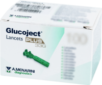 GLUCOJECT Lancets PLUS 33 G - 100St
