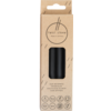 MEHRWEG-TRINKHALME Silikon 12 mm/19 cm schwarz
