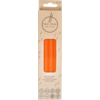 MEHRWEG-TRINKHALME Silikon 12 mm/19 cm orange