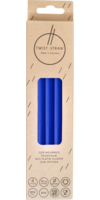 MEHRWEG-TRINKHALME Silikon 12 mm/19 cm marineblau - 4St