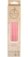 MEHRWEG-TRINKHALME Silikon 12 mm/19 cm weinrot kla - 4St