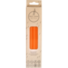 MEHRWEG-TRINKHALME Silikon 10 mm/19 cm orange