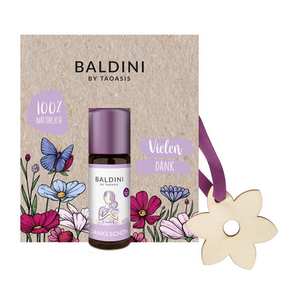 BALDINI Dankeschön Mini-Duftset mit Holzanhänger 1 St