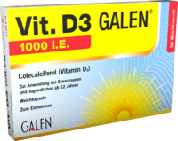 VIT. D3 GALEN 1000 I.E. Weichkapseln - 50St