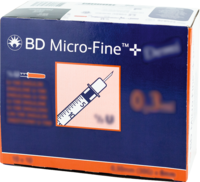 BD MICRO-FINE+ Insulinspr.0,3 ml U100 0,3x8 mm - 100St