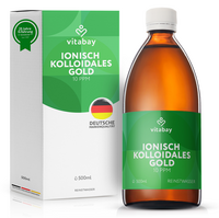 KOLLOIDALES GOLD 10 ppm Reinheitsstufe 99,99% - 500ml