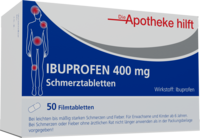 IBUPROFEN 400 mg Die Apotheke hilft Filmtabletten - 50St
