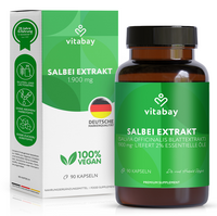 SALBEI EXTRAKT 1900 mg Salvia officinalis veg.Kps. - 90St