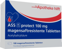 ASS ABCnow protect 100 mg magensaftres.Tabl./DAH - 100St