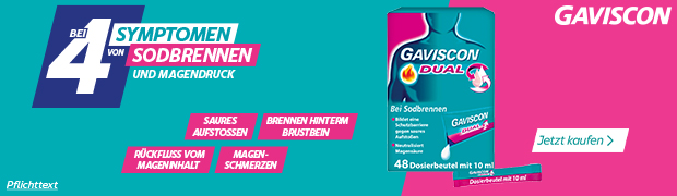 GAVISCON Dual Suspension mit Zweifachwirkung gegen Sodbrennen (48x10 ml) 3