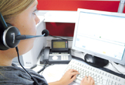 Callcenter der Versandapotheke