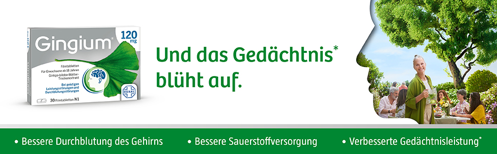 Gingium bei Demenz Gingium sorgt für mehr geistige Leistungsfähigkeit