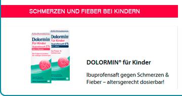 Für Kinder bei Schmerzen und Fieber ms_dolormin_9