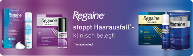 Regaine für Männer und Frauen Regaine bei Haarausfall