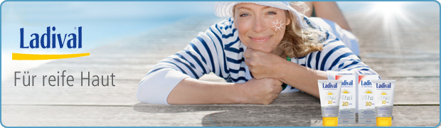 Anti-Aging Sonnenpflege von Ladival Ladival für reife Haut