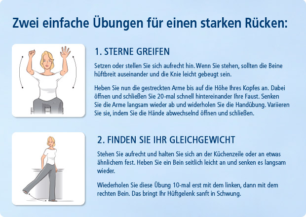 Übungen für einen starken Rücken Übungen für einen starken Rücken