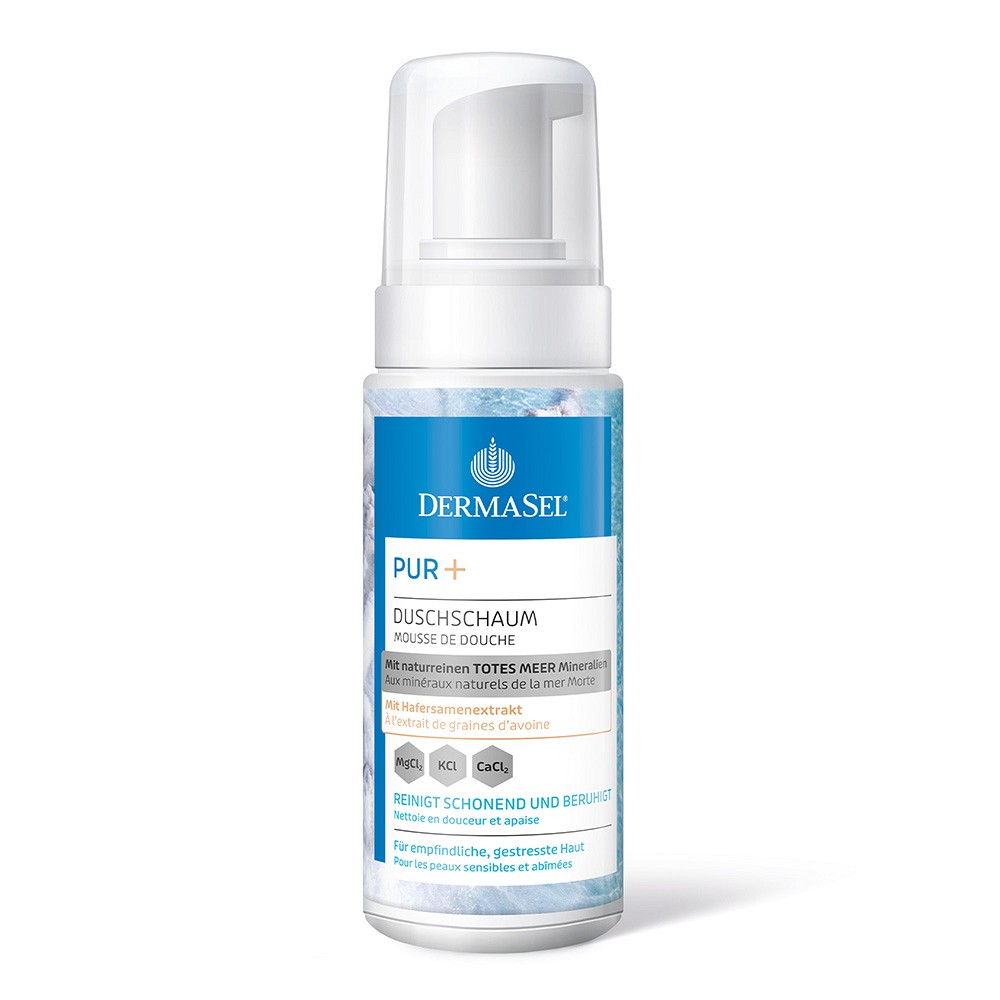 DERMASEL Totes Meer PUR+ Duschschaum 180 ml