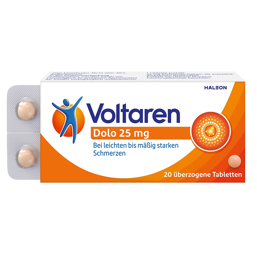 VOLTAREN Dolo 25 mg überzogene Tabletten 20 St