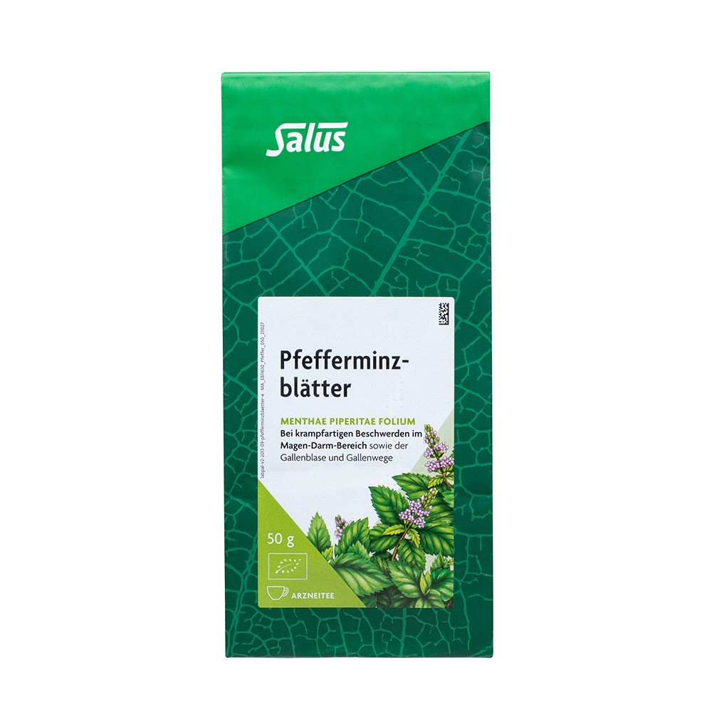 PFEFFERMINZBLÄTTER Arzneitee Bio Salus 50 g