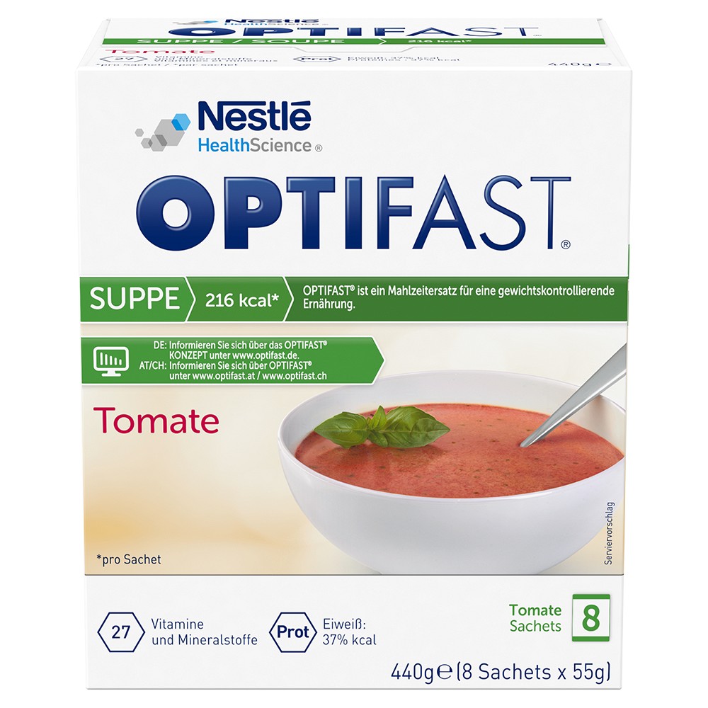 OPTIFAST home Suppe Tomate Pulver 8X55 g