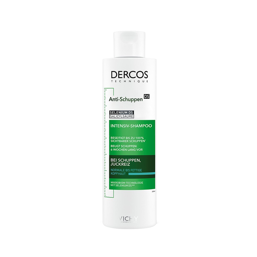 Vichy Dercos Anti-Schuppen Shampoo: Beruhigendes Shampoo für normales bis fettiges Haar 200 ml