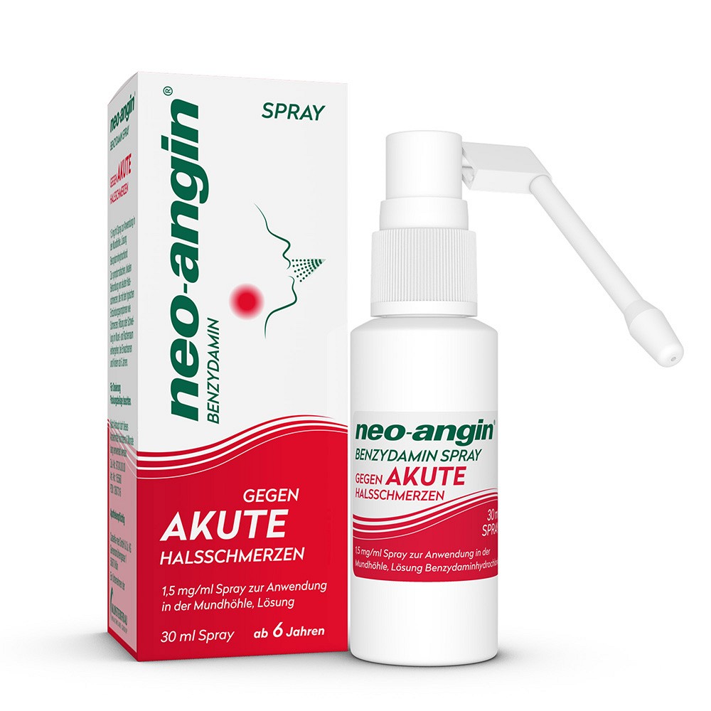 NEO-ANGIN Benzydamin Spray gegen akute Halsschmer. 30 ml
