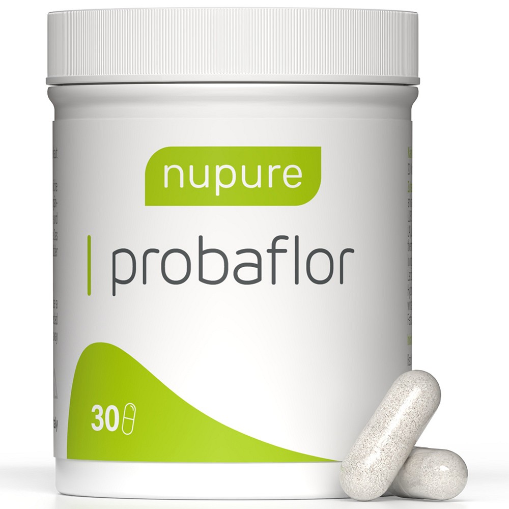 NUPURE probaflor Kapseln mit 11 Bakterienkulturen & Inulin 30 St