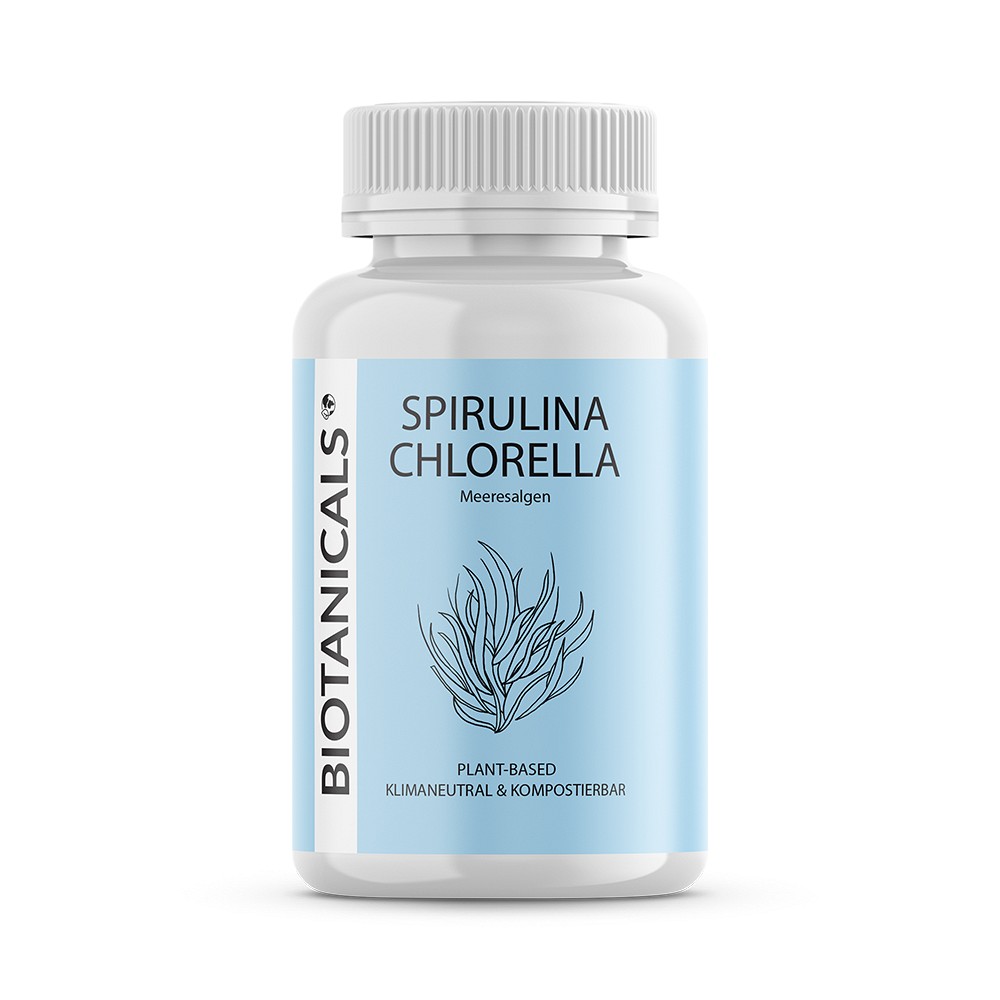 BIOTANICALS Spirulina Chlorella Kapseln 120 St